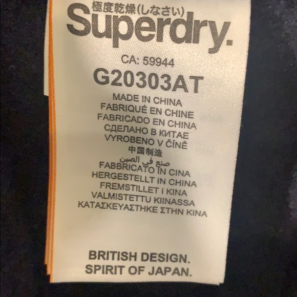 SuperDry Orange Label Elite Zip Hoodie - Picture 4 of 4